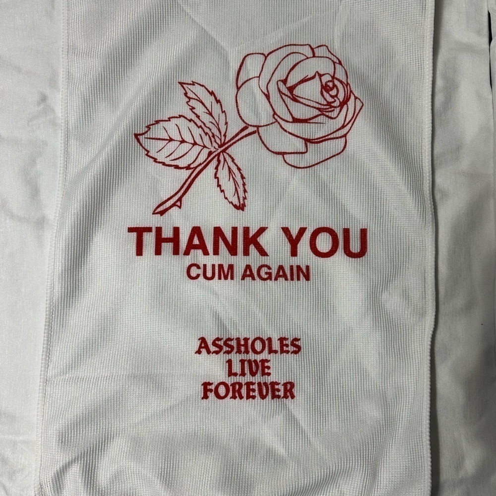 Mr wipe me down happy ending towel—see pic, NWOT